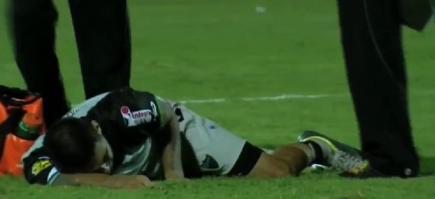 La escalofriante lesión de Carlos Bueno