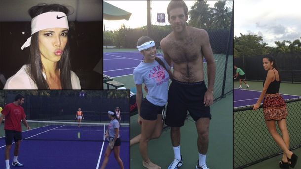 Las fotos que prueban el romance de Maypi Delgado y Del Potro