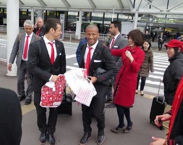 River llegó a Japón para jugar el Mundial de Clubes