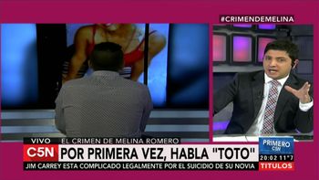 habla en c5n toto, el menor acusado por el crimen de melina habla en c5n toto, el menor acusado por el crimen de melina
