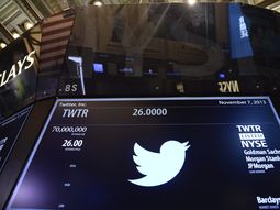 Tras la euforia del día de apertura, bajaron 7% las acciones de Twitter
