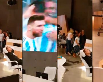 ¡Golazo! La locura en el festejo del primer gol de Argentina en C5N