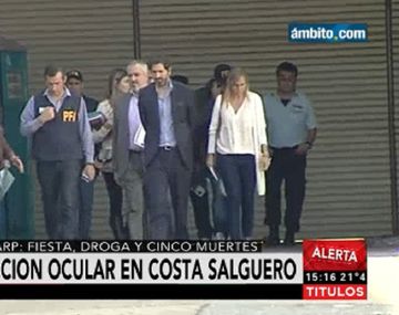 Inspección ocular en Costa Salguero: el juez recorrió el predio de la tragedia