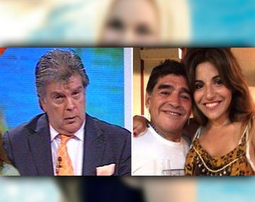 El picante cruce entre Luis Ventura y Gianinna Maradona