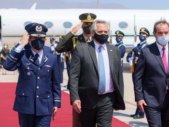 Segunda jornada de Alberto en Chile: Lagos, Cepal y empresarios