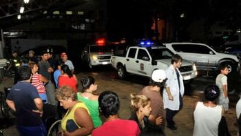 hincha de newells, en terapia tras un piedrazo de barras de olimpia hincha de newells, en terapia tras un piedrazo de barras de olimpia