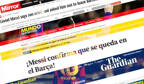El mundo habla de la continuidad de Messi en el Barcelona