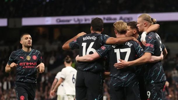 Manchester City le ganó al Tottenham y acaricia la Premier League