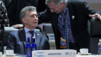 Mauricio Macri y Juan José Aranguren Mauricio Macri y Juan José Aranguren