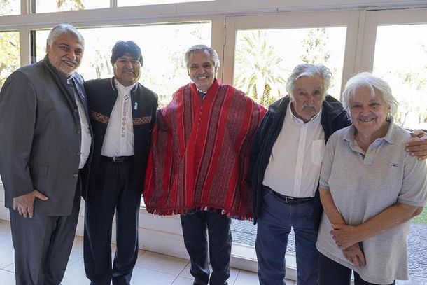 Alberto Fernández publicó una foto con Lugo, Evo y Mujica