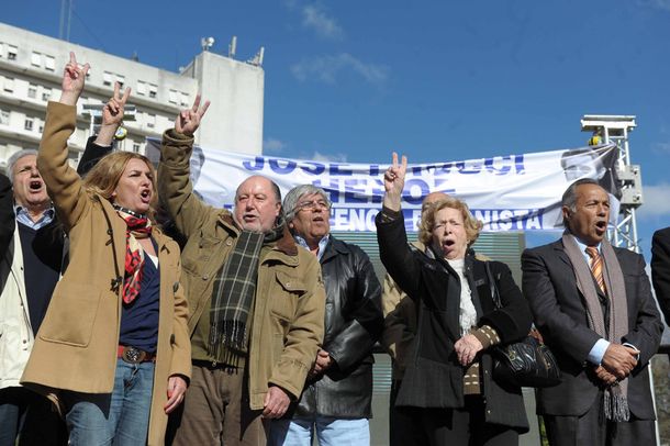 De la Sota, Moyano y Venegas marchan juntos por la causa Rucci