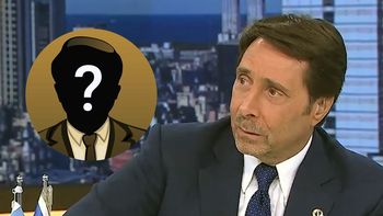 Eduardo Feinmann y su candidato para el PRO. Eduardo Feinmann y su candidato para el PRO.