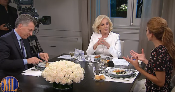 Juliana Awada y Mirtha se cruzaron en vivo