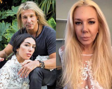 El picante posteo de la novia de Claudio Paul Caniggia en medio de la guerra con Mariana Nannis