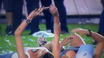 mira la selfie de las hijas del presidente de racing mira la selfie de las hijas del presidente de racing