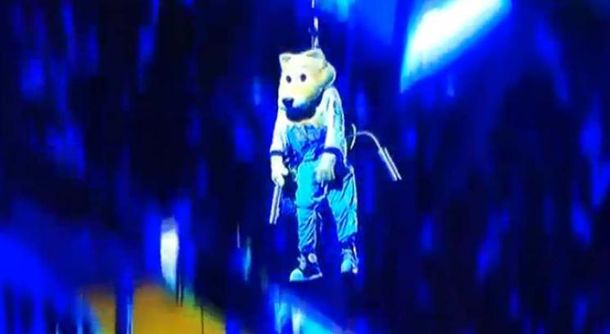 Casi muere asfixiada la mascota de un equipo de la NBA