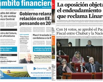 Las tapas de los diarios