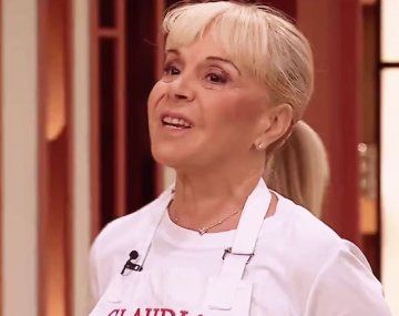 Video: así fue el regreso de Claudia Villafañe a MasterChef Celebrity