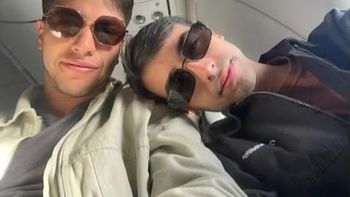 Nacho Lago y su novio Nacho Lago y su novio