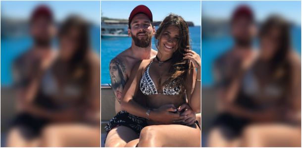 Messi y Antonella