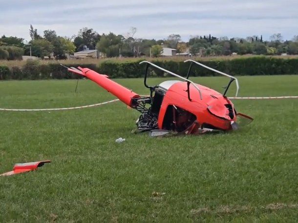 Rosario: se estrelló un helicóptero en Pueblo Esther