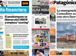 mira las tapas de los diarios