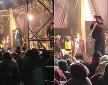 Escándalo con El Chaqueño Palavecino: destruyó un micrófono