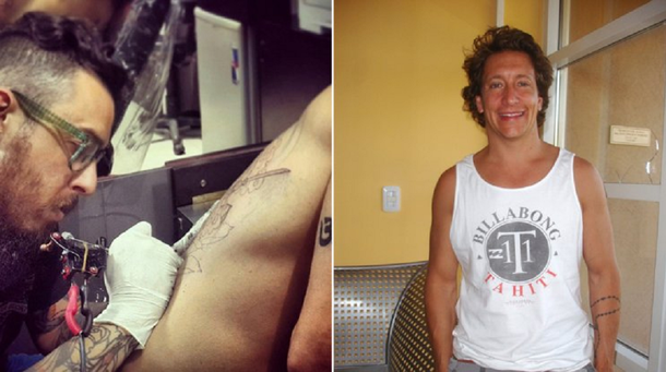 El osado nuevo tatuaje de Nico Vázquez