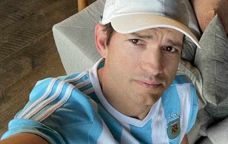 Ashton Kutcher, fanático de Messi y la Selección: qué dijo de la final