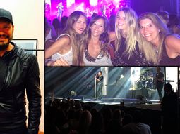 el show top de tan bionica en punta del este: marcelo tinelli, guille valdes y pampita, en primera fila el show top de tan bionica en punta del este: marcelo tinelli, guille valdes y pampita, en primera fila