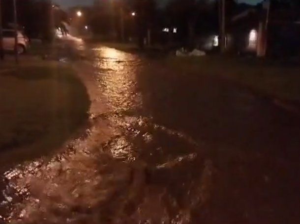 Mar del Plata bajo el agua: los videos de las inundaciones por lluvias