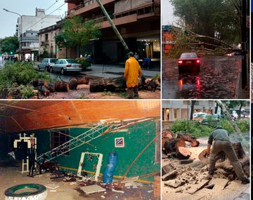 Los destrozos tras el temporal