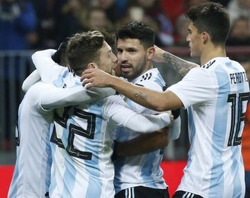 El Kun Agüero, autor del gol ante Rusia, volverá a ser titular