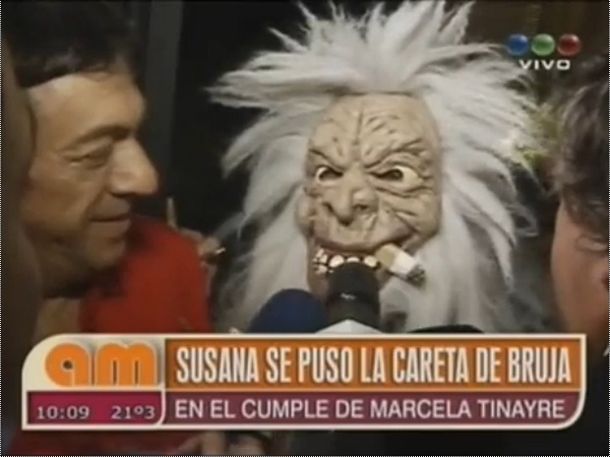Susana Giménez se disfrazó de bruja para Halloween