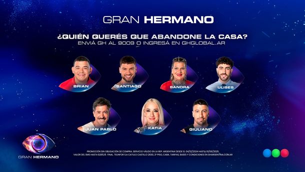 Cómo votar gratis al nominado que querés que se vaya este domingo en Gran Hermano