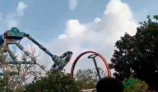 Tragedia en un parque de diversiones en India: se rompió una atracción y murieron dos personas