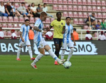 La sub-20 argentina igualó sin goles con Ecuador y terminó segunda