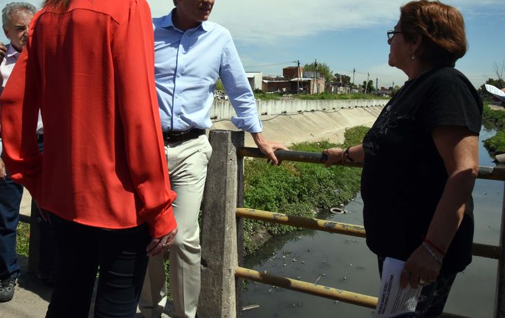 Inundaciones: Macri y Vidal se comprometieron a terminar obras hídricas