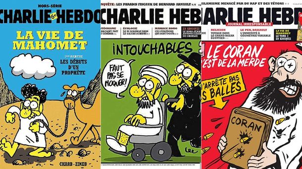 Las polémicas tapas del semanario francés Charlie Hebdo