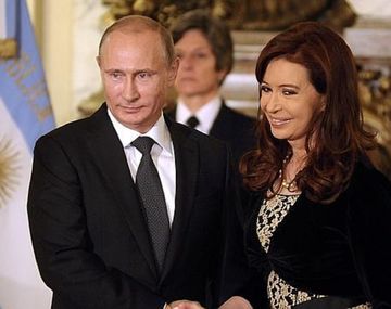 Putin saludó a Cristina Kirchner por el Año Nuevo