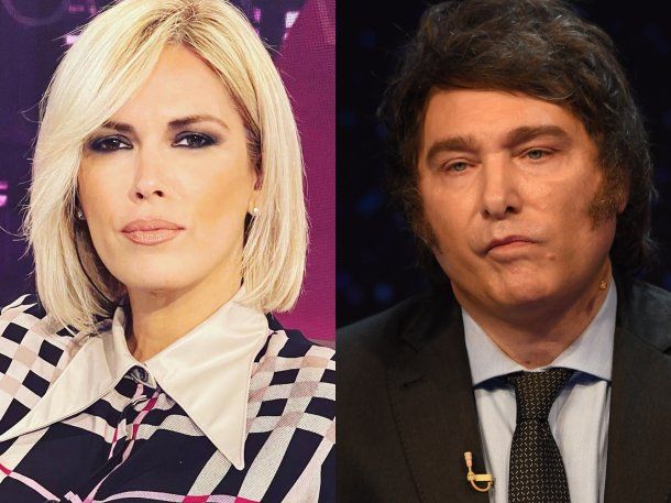 Viviana Canosa y Javier Milei.