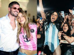 Rodrigo de Paul y Tini Stoessel fueron a ver a Lali Espósito a Vélez