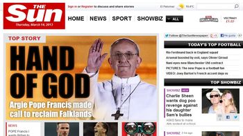 malvinas: diario ingles augura una intervencion de francisco malvinas: diario ingles augura una intervencion de francisco