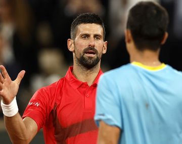 La emoción de Novak Djokovic tras el triunfo de Federico Gómez en Roland Garros: Bravo