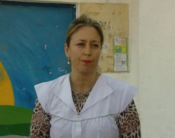 Susana Pompili, vicedirectora de la escuela Nº 27 Juan Manuel de Rosas de Hurlingham 