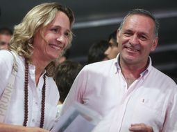Laura Raffo y Álvaro Delgado, precandidatos presidenciales por el Partido Nacional. Laura Raffo y Álvaro Delgado, precandidatos presidenciales por el Partido Nacional.