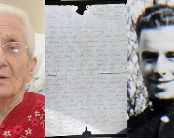 Le llegó una carta de su novio desaparecido hace 70 años - Crédito:&nbsp;Trevor Porter / SWNS