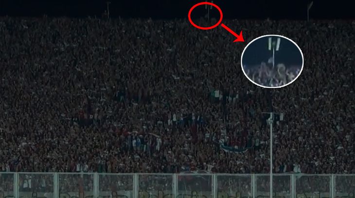 VIDEO el escalofriante momento de la caída del hincha de San Lorenzo