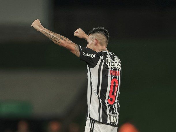 Show de Cristian Pavón en la goleada del Atlético Mineiro: un gol y dos asistencias