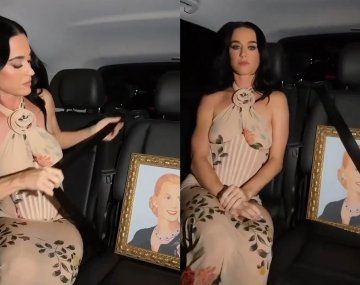 El video de Katy Perry cuidando a Evita que se hizo viral